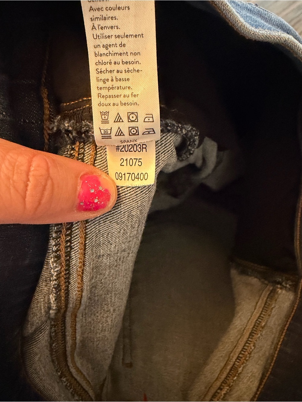 Women’s Spanx Jeans Pull On Distressed Minimalist Skinny Ankle Stretch Size M - Picture 8 of 9